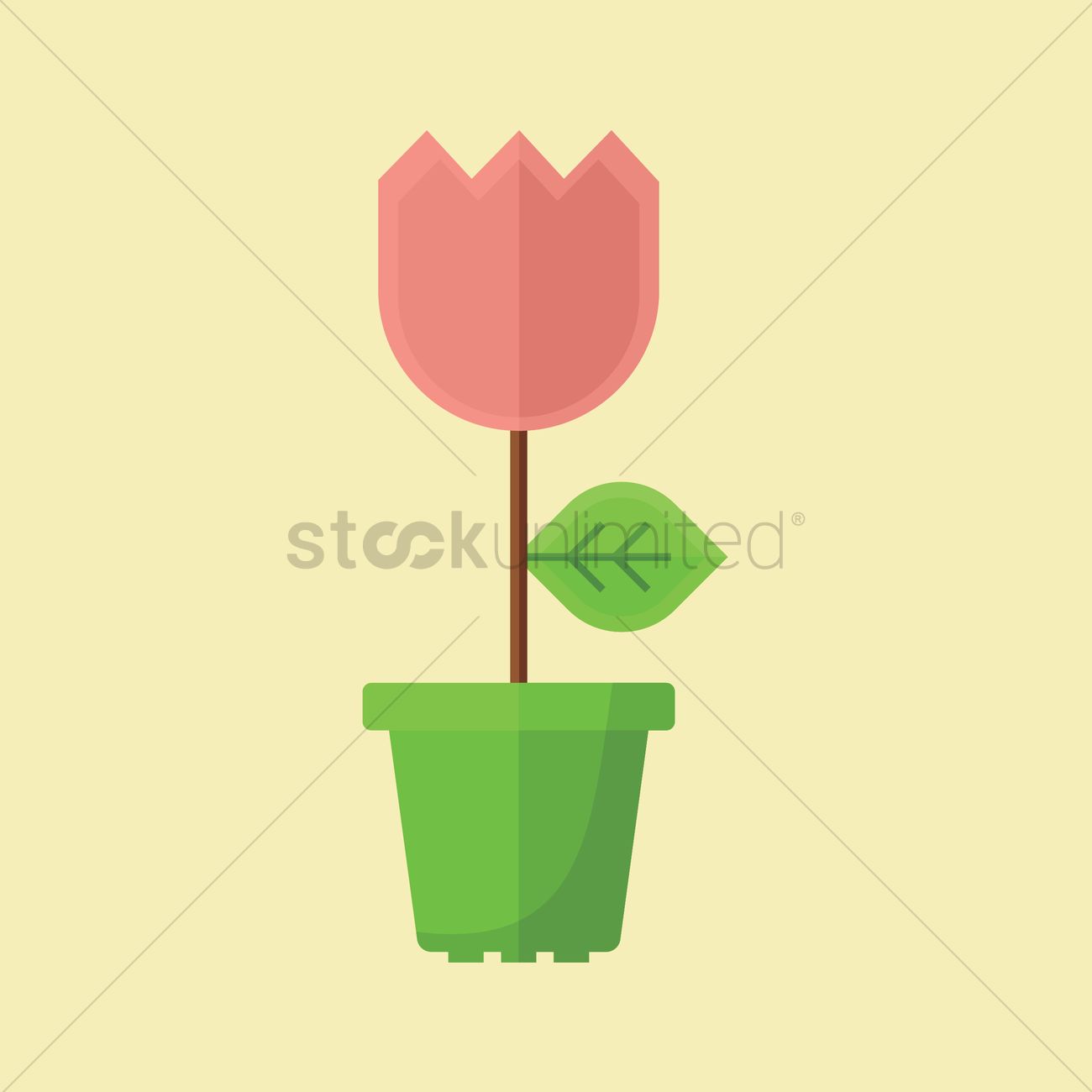 Free Flower Pot Vector Image 1300x1300 Free Flower Pot Vector Image