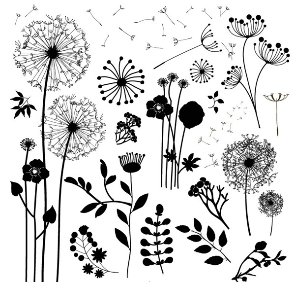 Plant Silhouette Vector