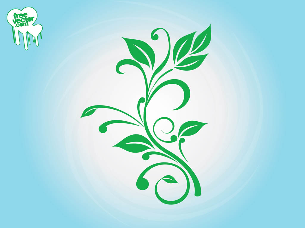 1024x765 Fresh Plant Silhouette Vector Art Graphics