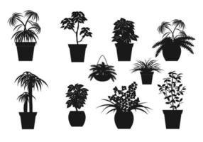 286x200 Plant Silhouette Free Vector Art