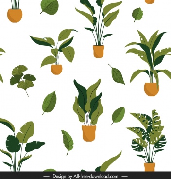 352x368 Ornamental Plants Free Vector Download