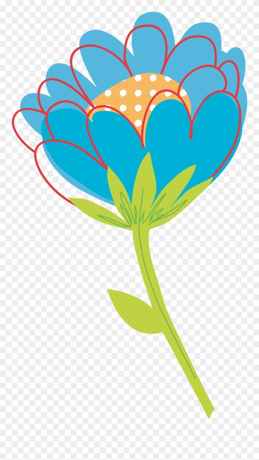 Flowers Vectors Clipart Plant 880x1563 Flowers Vectors Clipart Plant
