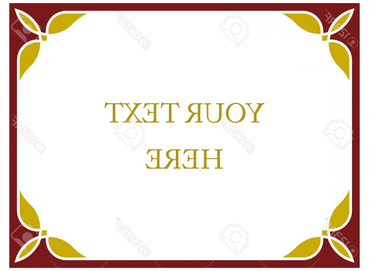 1560x1144 Photostock Vector Border Frame Deco Plaque Vector Art Simple Line