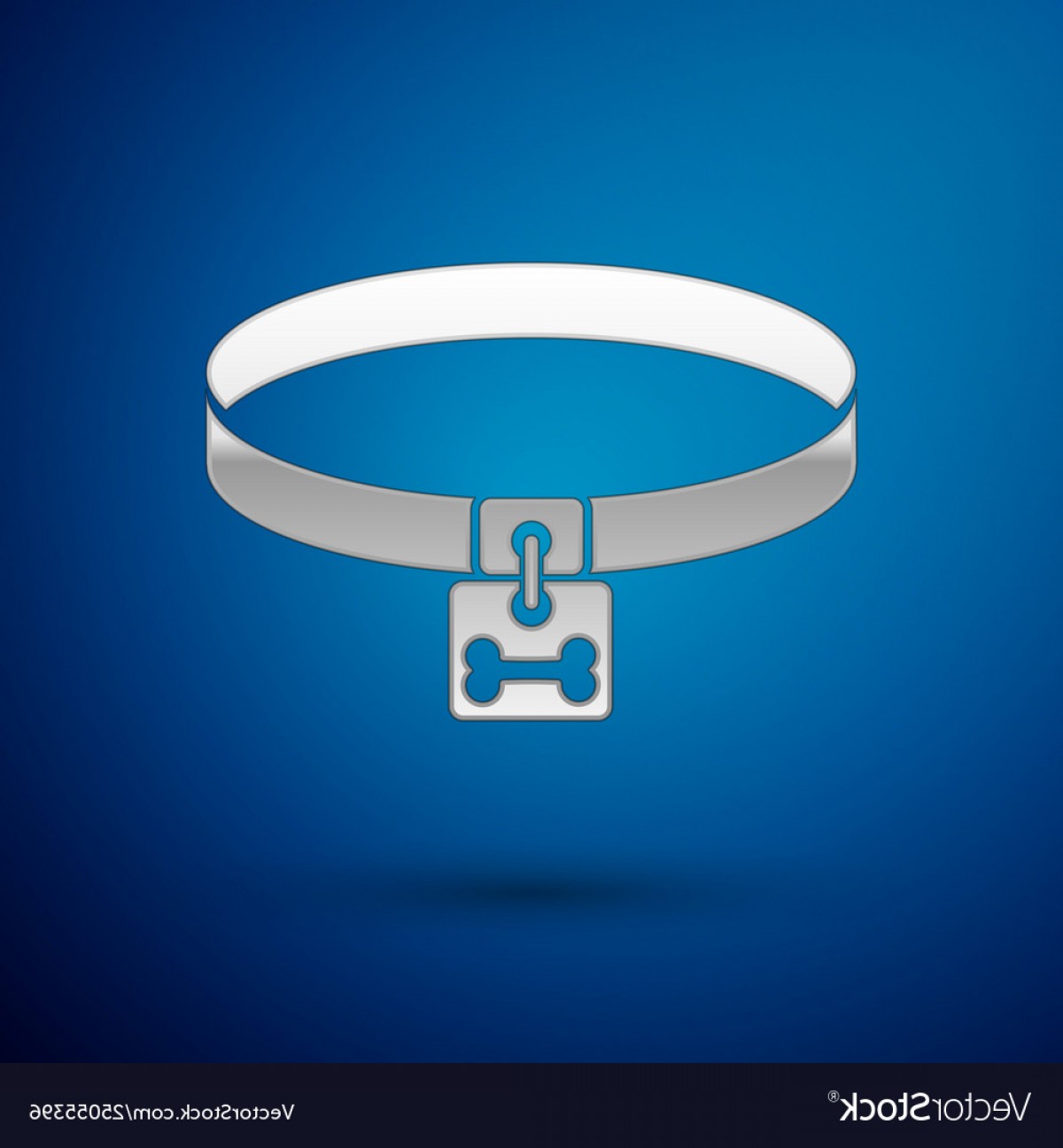 1200x1296 Silver Dog Collar With Name Tag And Bone Plaque Vector Hoodamathrun