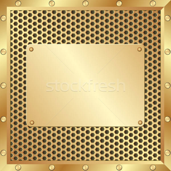 600x600 Metal Plaque Vector Illustration Marek Trawczynski