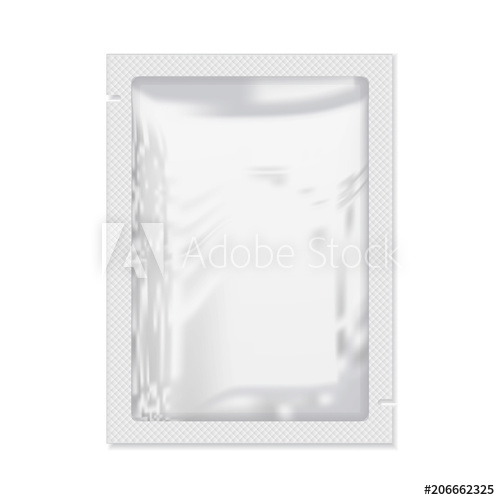 500x500 Food Packaging,transparent Plastic Bag,vector Set Mock Up