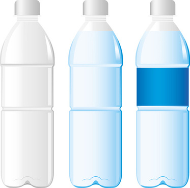 373x368 Water Bottle Free Vector Download