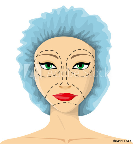 461x500 Woman Is Preparing To Plastic Surgery