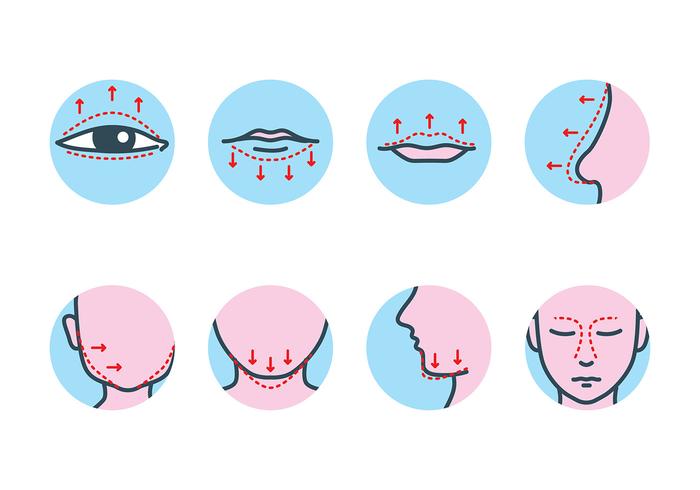 700x490 Plastic Surgery Icon Vector