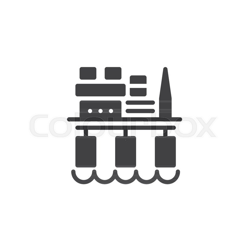 Oil Drilling Platform Vector Icon Stock Vector Colourbox 800x800 Oil Drilling Platform Vector Icon Stock Vector Colourbox