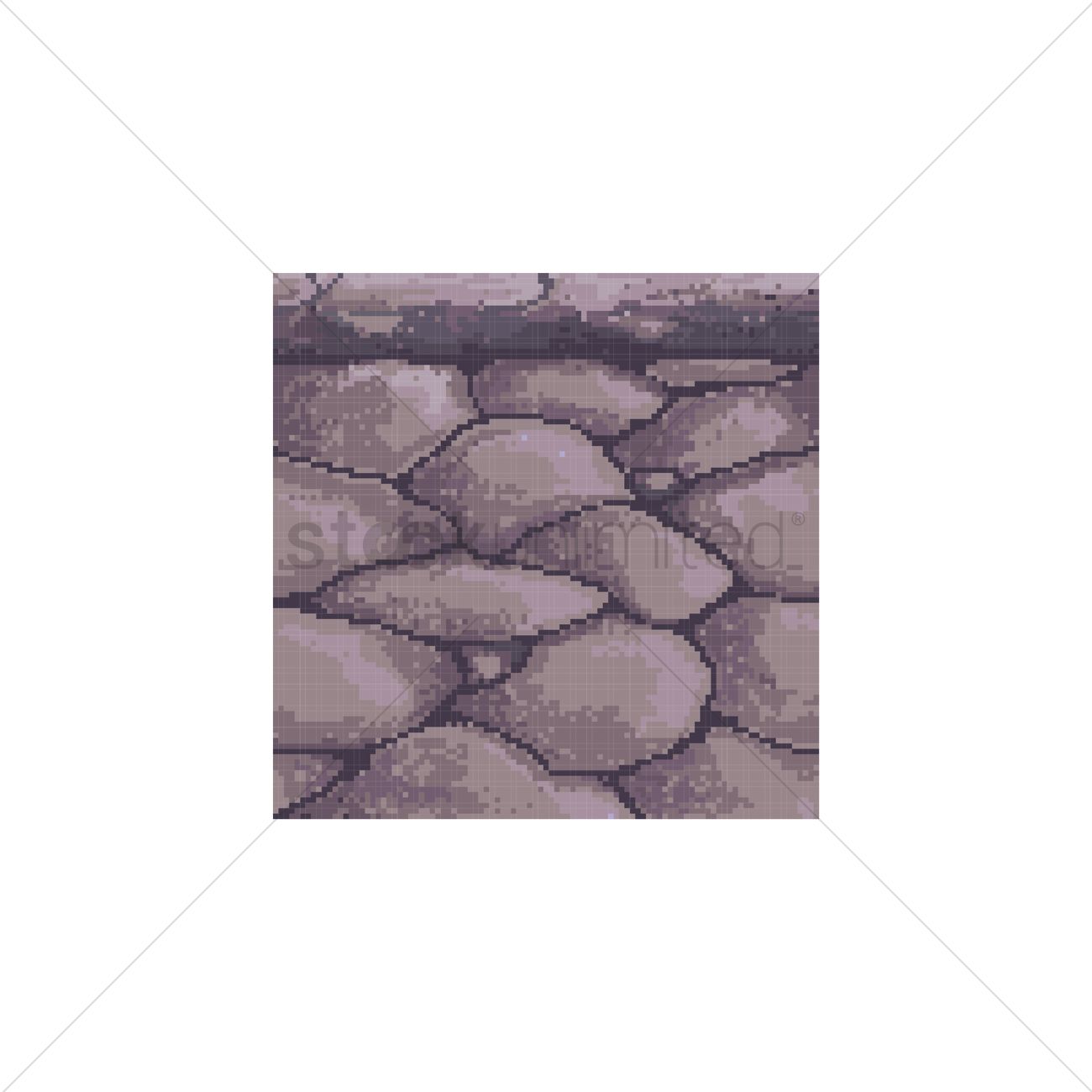 Pixelated Stone Platform Vector Image 1300x1300 Pixelated Stone Platform Vector Image