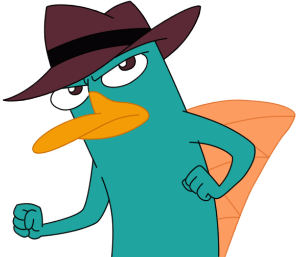579x503 Perry The Platypus Vector