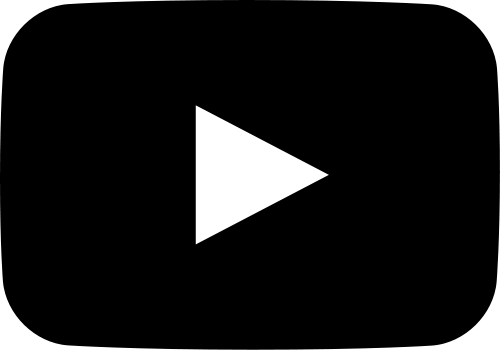 500x350 Black Movie Play Button Vector Icon