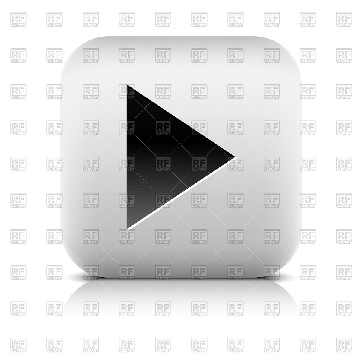1200x1200 Grey Play Button Vector Image Of Signs, Symbols, Maps Feelisgood