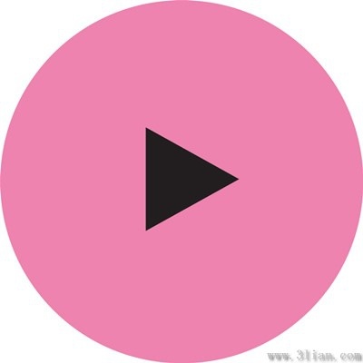 400x400 Pink Play Icon Vector Free Vector In Adobe Illustrator