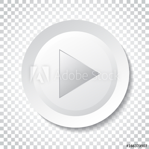 500x500 Play Icon Vector Play Video Illustration In Flat Style Simple