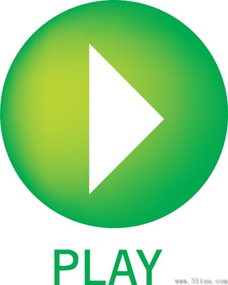 450x563 Green Play Icon Vector Free Vector In Adobe Illustrator