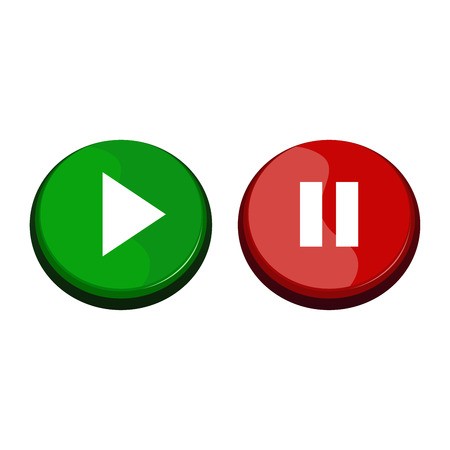 450x450 Play And Pause Button Vector And Icon For App And Website Royalty