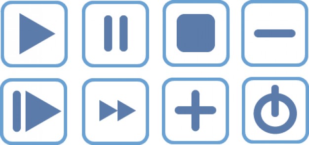 626x295 Play Pause Icons Vector Indian Coin List Qld