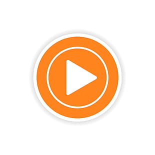 310x310 Icon Sticker Realistic Design On Paper Play Vector