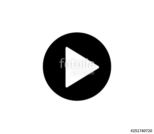 500x435 Play Vector Icon Stock Image And Royalty Free Vector