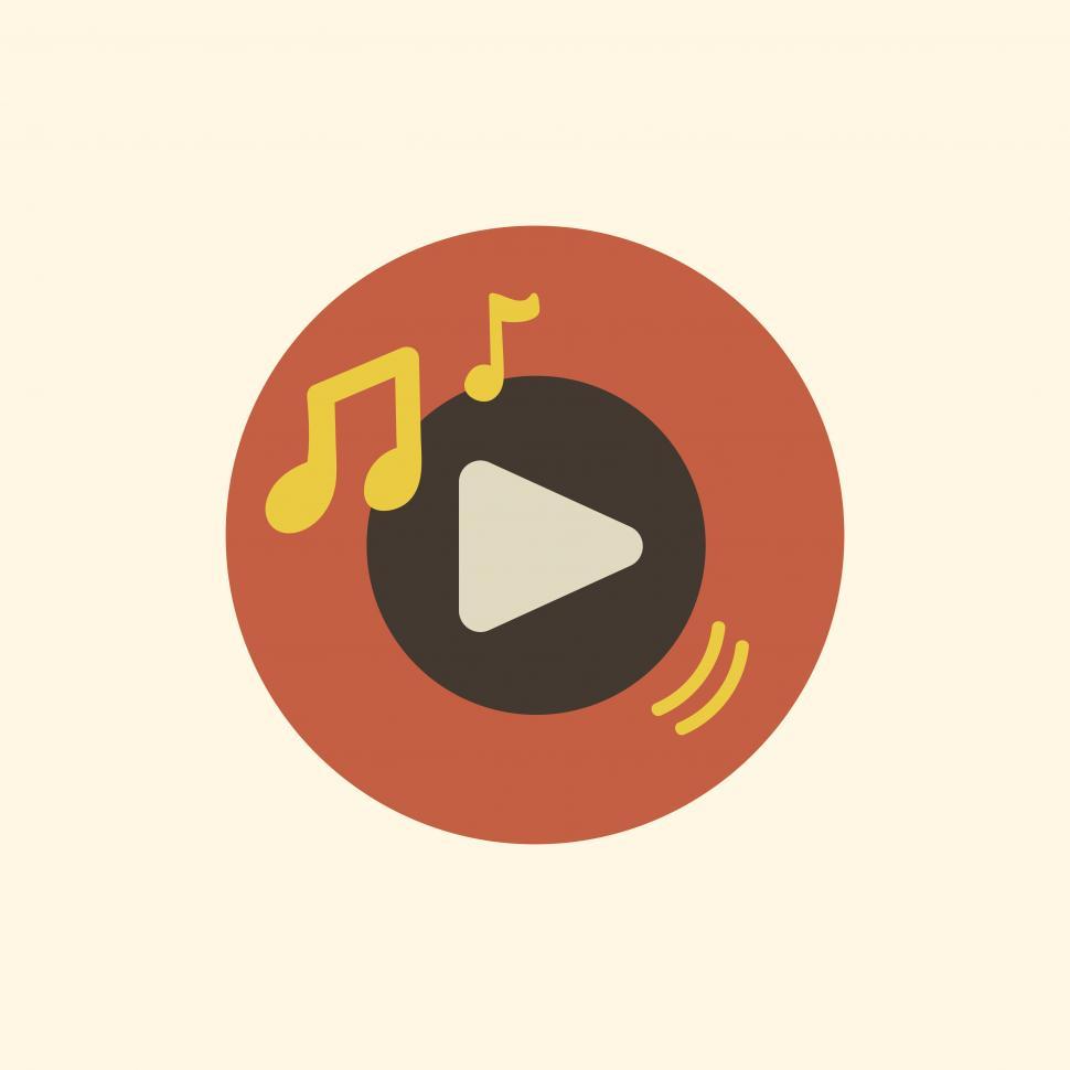 970x970 Get Free Stock Photos Of Music Play Vector Icon Online Download