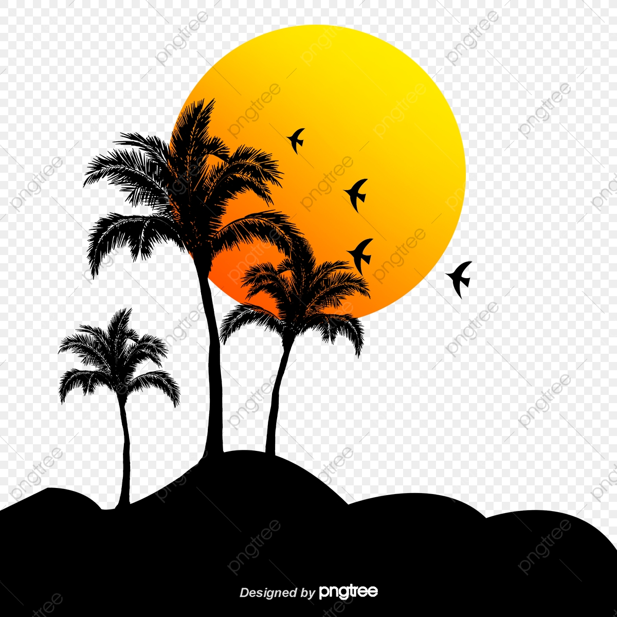 1200x1200 Sunset, Vector Material Png And Vector With Transparent Background