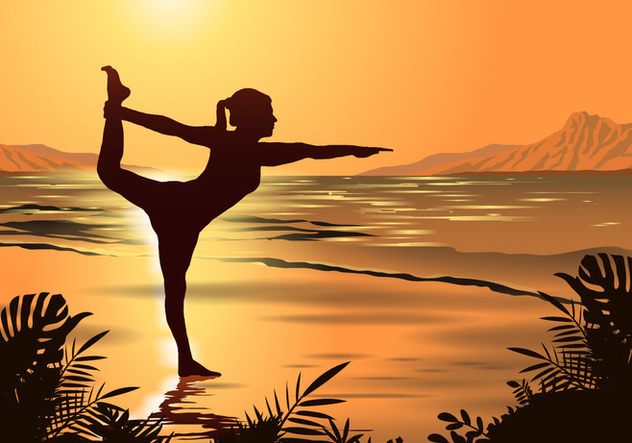 632x443 Yoga On The Playa Vector Free Vector Download Cannypic