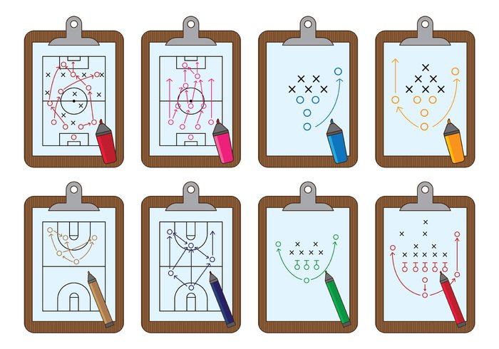 700x490 Set Of Playbook Vector Free Vectors Ui Download