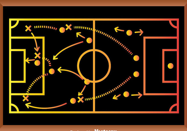 632x443 Soccer Game Strategy Playbook Free Vector Download Cannypic
