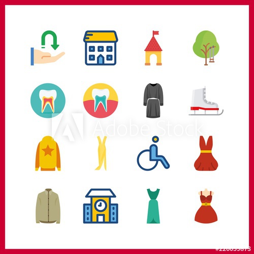 500x500 Cheerful Icon Vector Illustration Cheerful Set Ice Skate