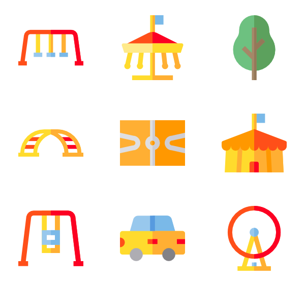 600x564 Playground Icons