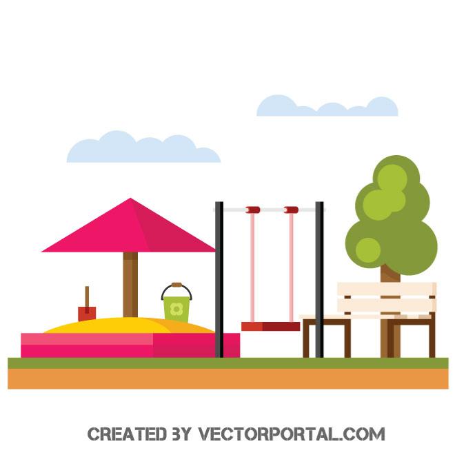 660x660 Playground Vector Clip Art