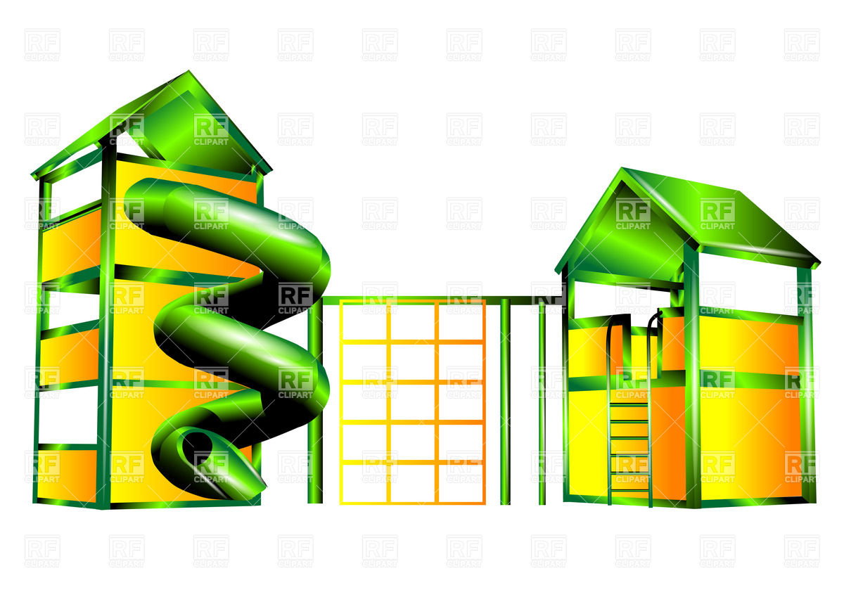 1200x849 Children's Playground Vector Image Of Architecture, Buildings