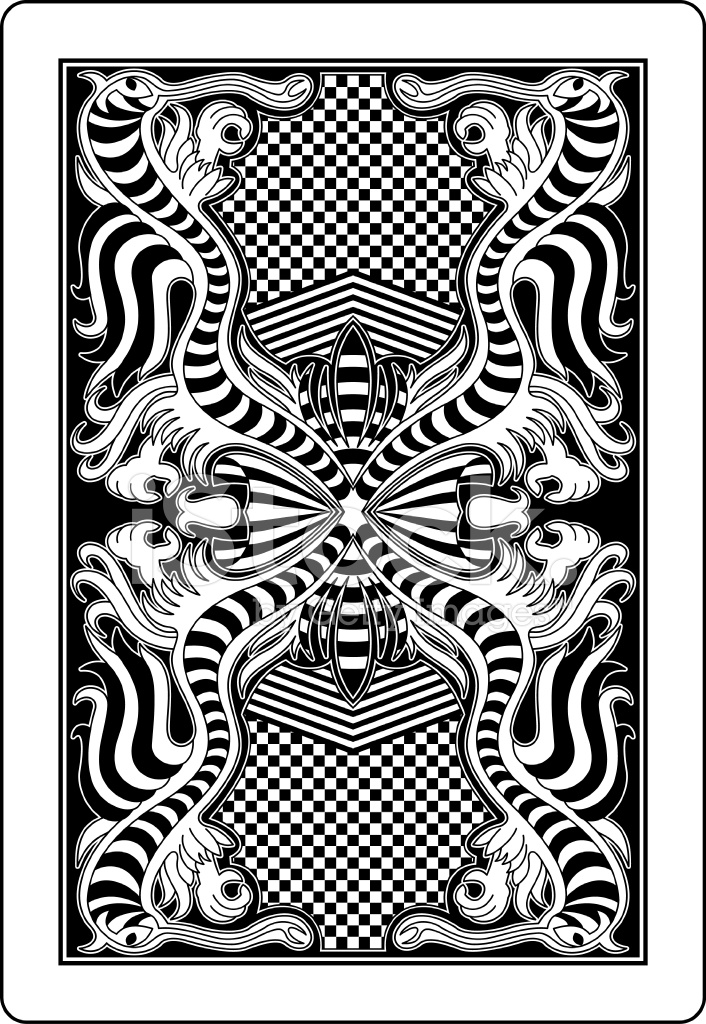 Playing Card Back Side Mm Stock Vector 706x1024 Playing Card Back Side Mm Stock Vector