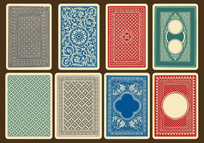 Old Card Back Vectors 700x490 Old Card Back Vectors
