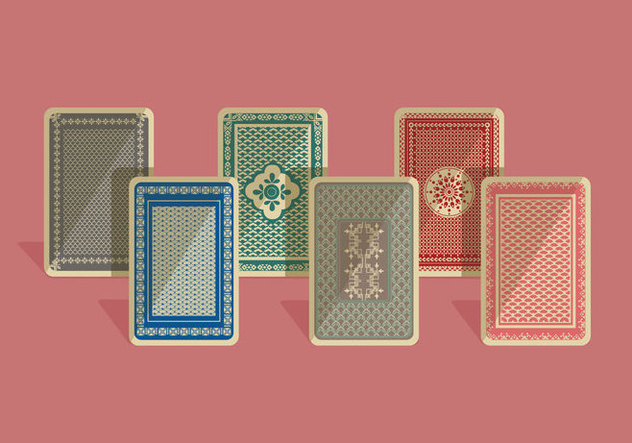 Playing Card Back Colorful Vector Free Vector Download 632x443 Playing Card Back Colorful Vector Free Vector Download