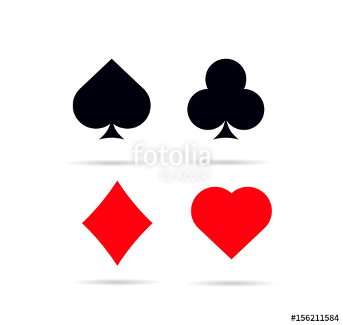 500x474 Poker Symbols Set Playing Card Icons Stock Image And Royalty