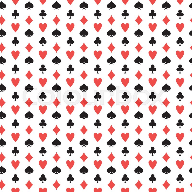 Playing Cards Suits Seamless Pattern Stock Vector Colourbox 800x800 Playing Cards Suits Seamless Pattern Stock Vector Colourbox
