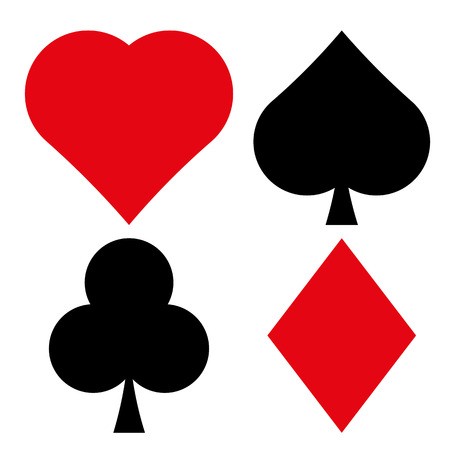 Playing Card Suits Vector at Vectorified.com | Collection of Playing ...