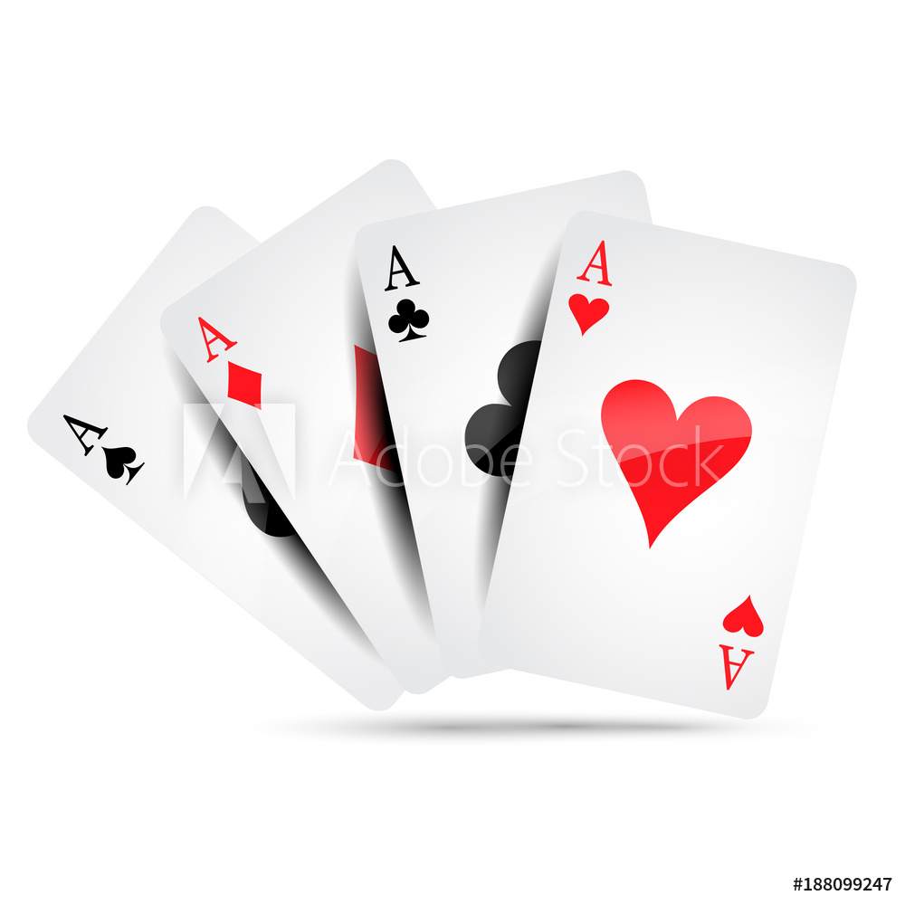 1000x1000 Photo Art Print Ace Card Suit Icon Vector, Playing Cards Symbols
