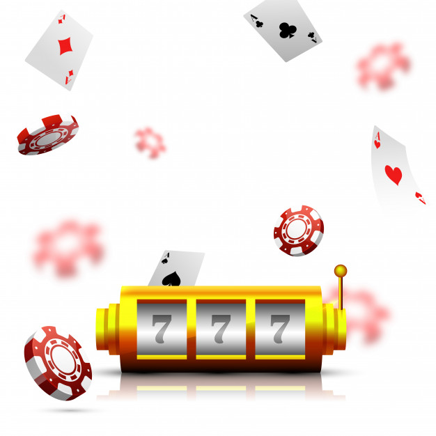 626x626 Casino Social Media Banner Design Decorated With Golden Glittering