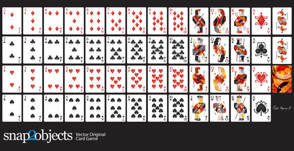 600x309 Free Vector Playing Cards Deck