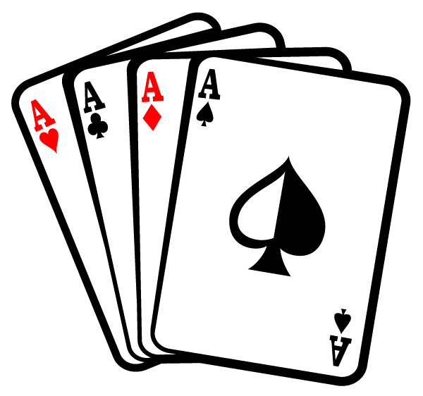 600x562 Aces Poker Playing Cards Vector Free Free Vectors Card Tattoo
