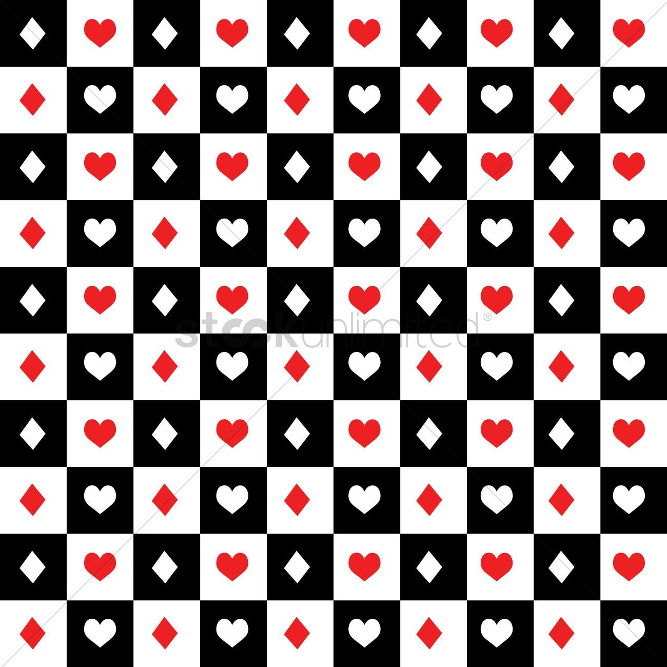 1300x1300 Playing Cards Background Vector Image