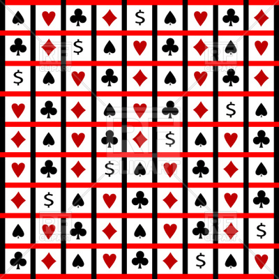 400x400 Playing Cards Symbols Background Vector Image Of Backgrounds