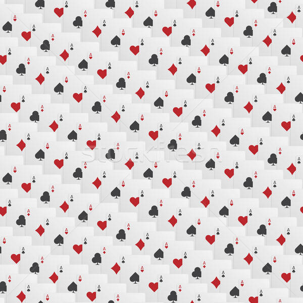 600x600 Seamless Playing Card Background Vector Illustration Theo
