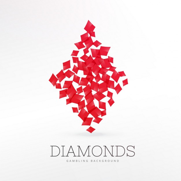 626x626 Diamond Playing Cards Background Vector Free Download