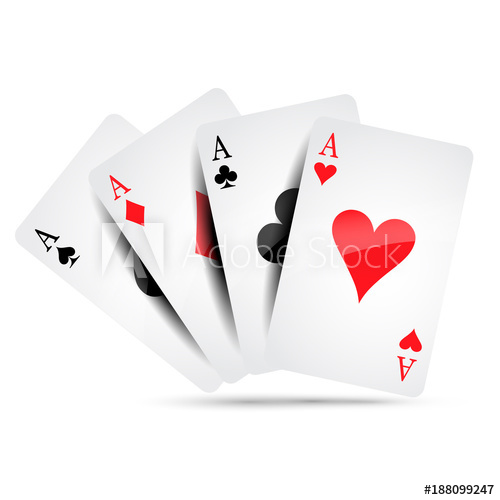 500x500 Ace Card Suit Icon Vector, Playing Cards Symbols Vector, Set Icon
