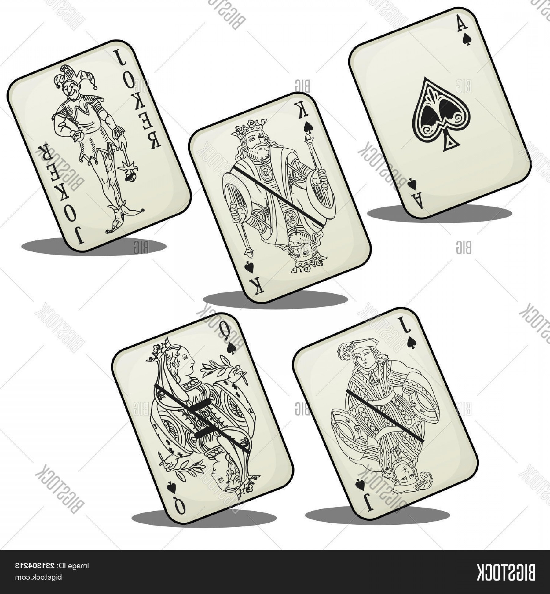 Playing Cards Vector at Vectorified.com | Collection of Playing Cards ...
